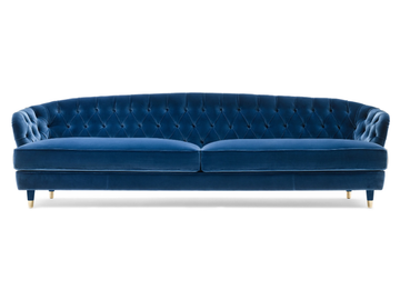 SAVOI - 3 seater tufted fabric sofa by Black Tie - view 2